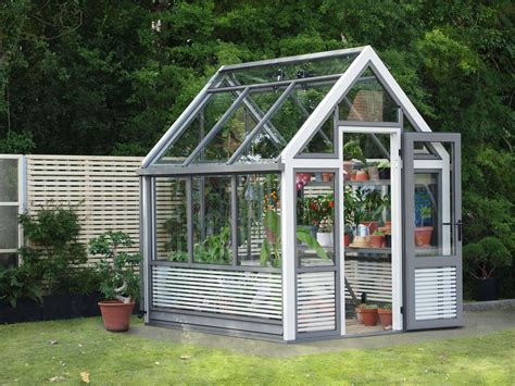 grey greenhouse metal chanel